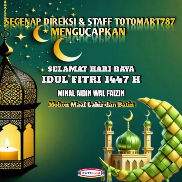 TOTOMART787 AMAN NYAMAN DAN TERPERCAYA